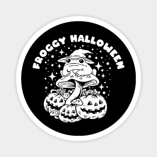 Froggy Halloween Magnet